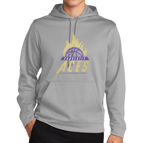 Charlotte Aces Fleece Hooded Pullover Thumbnail