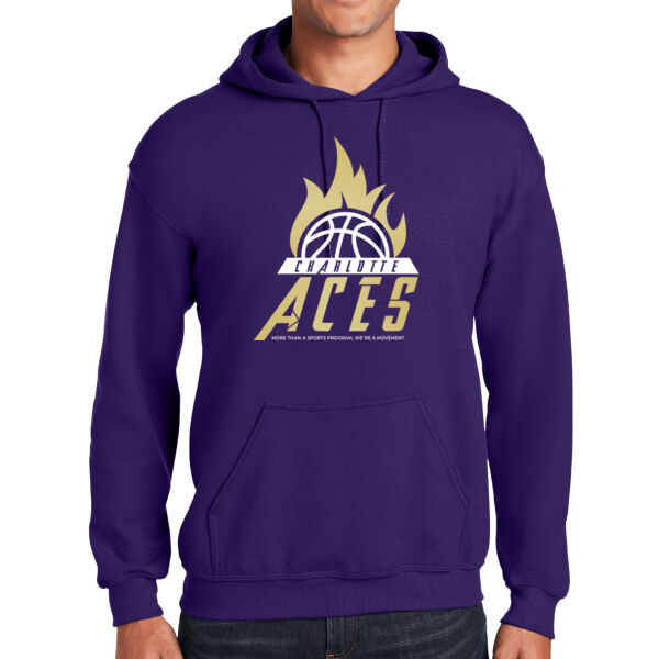 Charlotte Aces Heavy Blend Hooded Sweatshirt Thumbnail