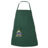 Caroline AL2B Butcher Style Cotton Twill Apron Forest Thumbnail